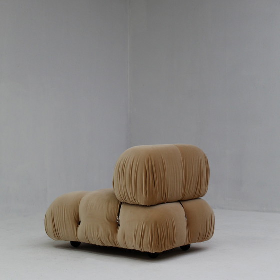 Image 1 of Camaleonda Set Of 5 Pieces In Soft Pink/Beige Velvet By Mario Bellini For B&B Italia