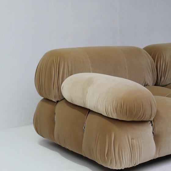 Image 1 of Camaleonda Set Of 5 Pieces In Soft Pink/Beige Velvet By Mario Bellini For B&B Italia