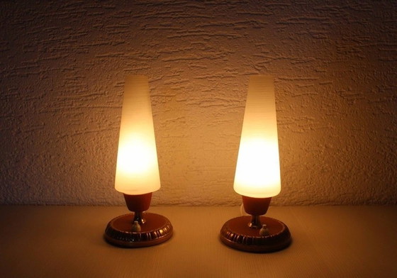 Image 1 of 2X 1950S Bedside Lamps