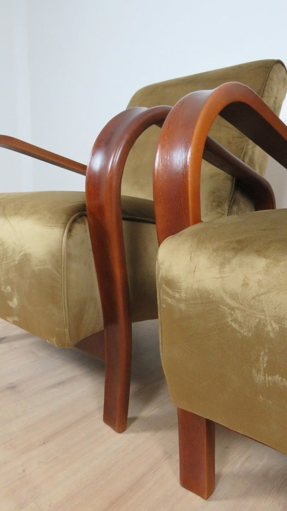 Image 1 of 2x  K.Kozelka & A.Kropacek Armchairs