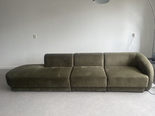 Micadoni 4-Seater Sofa - Olive Green/Khaki