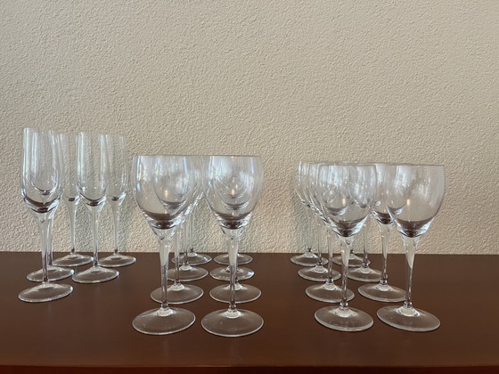 Image 1 of 21x Peill&Putzer Red - White & Champagne Glasses