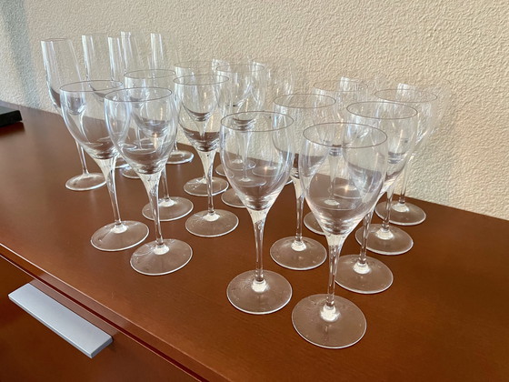 Image 1 of 21x Peill&Putzer Red - White & Champagne Glasses