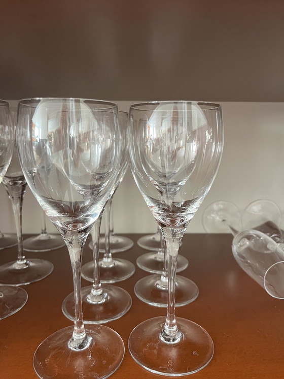 Image 1 of 21x Peill&Putzer Red - White & Champagne Glasses