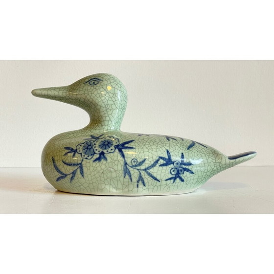 Image 1 of Vintage cracked ceramic duck