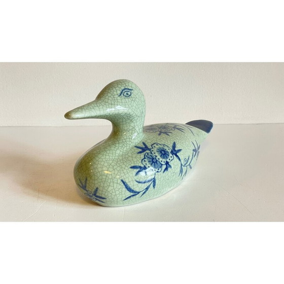 Image 1 of Vintage cracked ceramic duck