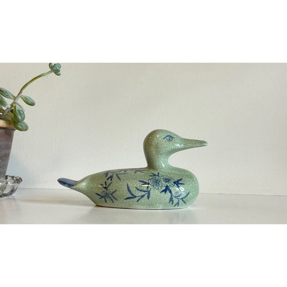 Image 1 of Vintage cracked ceramic duck