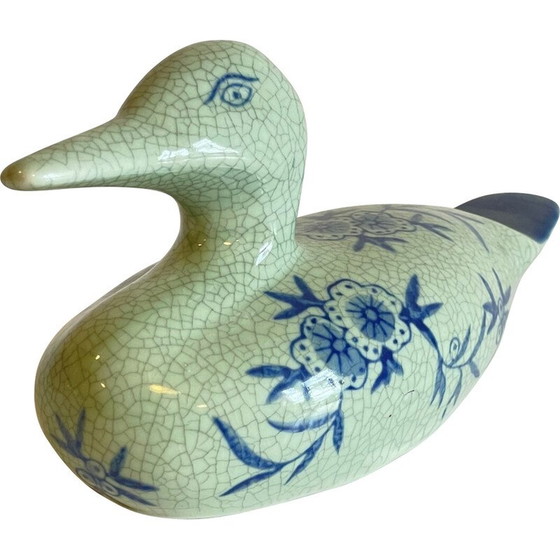 Image 1 of Vintage cracked ceramic duck