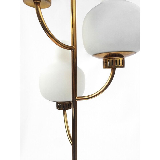 Image 1 of Lampada da terra vintage a tre bracci di Stilnovo, 1950