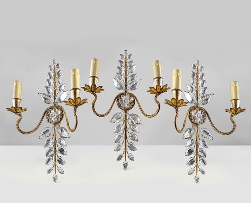 3X Sconces By Maison Bagues