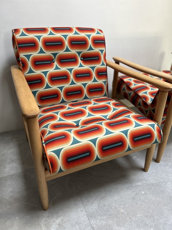 Image 1 of Coppia Poltrone Gfm-142 Edmund Homa anni '70 Polonia