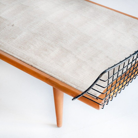 Image 1 of Single bed in teak and iron. Design by Bengt Ruda for Triva. Sweden, 1960s