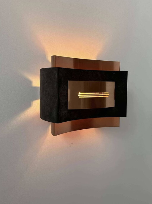 2X Copper Wall Lights - Netherlands 1960