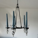 Vintage Danish Design Candlestick Chandelier