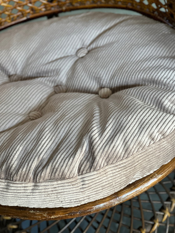 Image 1 of Sedia vintage a forma di pavone