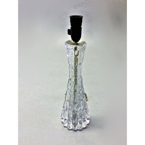 Image 1 of Pair of vintage glass lamps by Carl Fagerlund for Orrefors, 1960