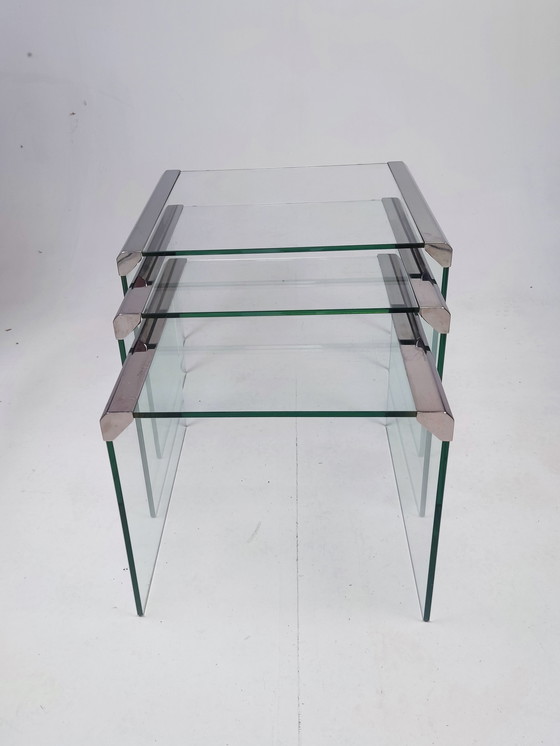 Image 1 of 3x Gallotti & Radice nesting tables