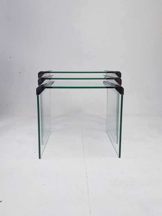 Image 1 of 3x Gallotti & Radice nesting tables