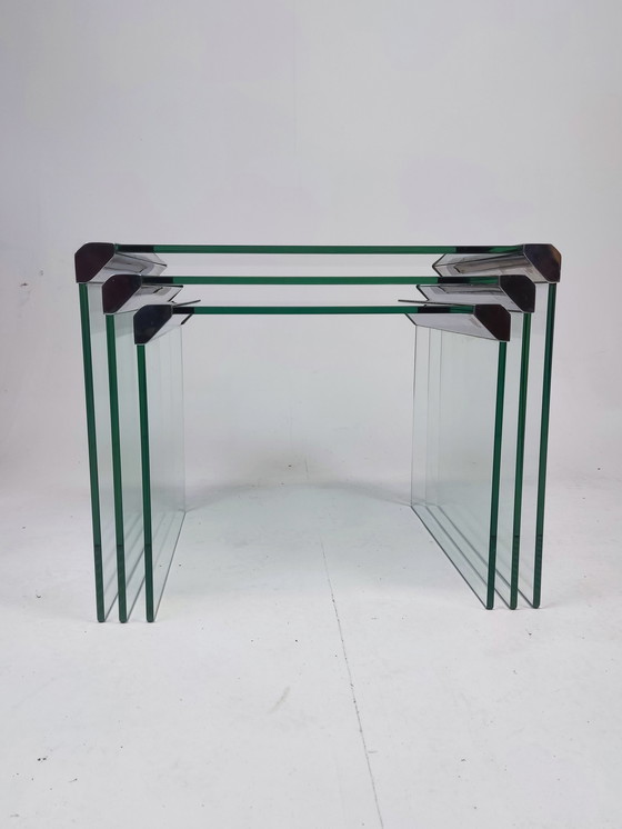 Image 1 of 3x Gallotti & Radice nesting tables