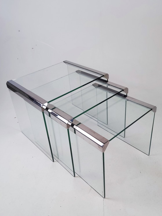 Image 1 of 3x Gallotti & Radice nesting tables