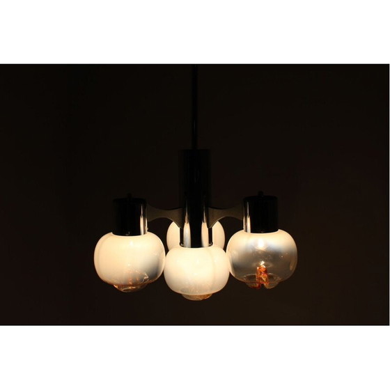 Image 1 of Vintage Murano glass chandelier, 1970