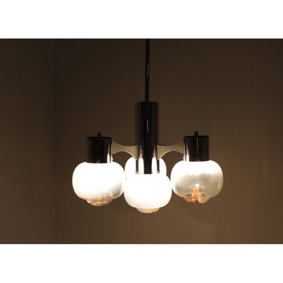 Image 1 of Vintage Murano glass chandelier, 1970