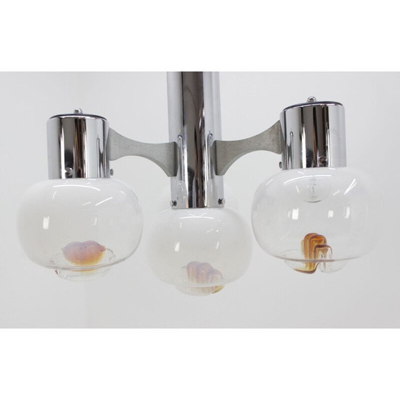 Image 1 of Vintage Murano glass chandelier, 1970
