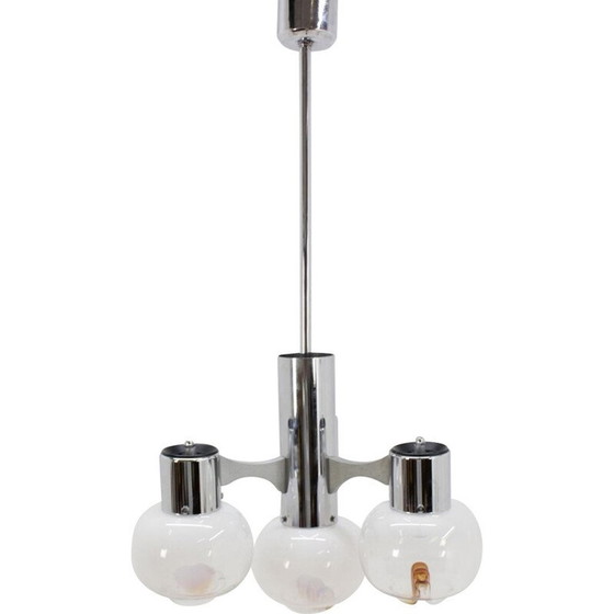 Image 1 of Vintage Murano glass chandelier, 1970