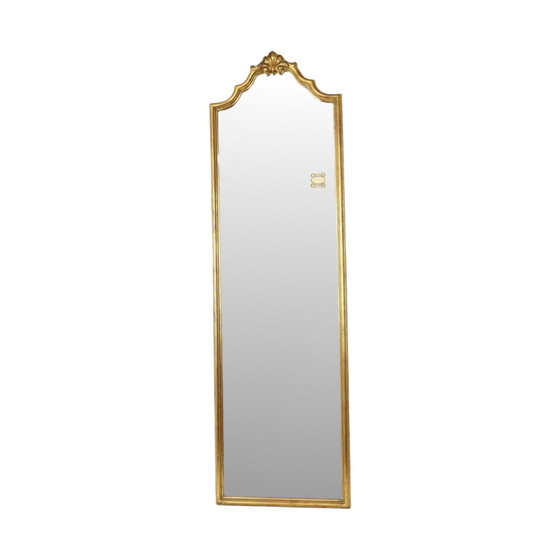 Image 1 of Deknudt Narrow Hall Mirror Gold Leaf