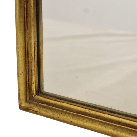 Image 1 of Deknudt Narrow Hall Mirror Gold Leaf