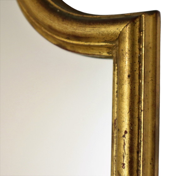 Image 1 of Deknudt Narrow Hall Mirror Gold Leaf