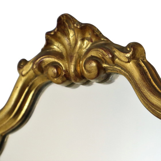 Image 1 of Deknudt Narrow Hall Mirror Gold Leaf