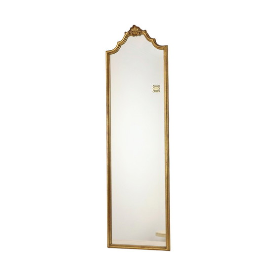 Image 1 of Deknudt Narrow Hall Mirror Gold Leaf