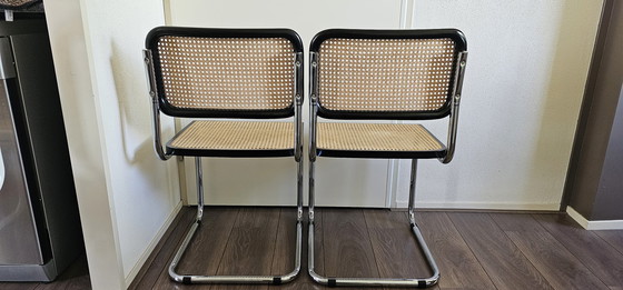 Image 1 of 2 Cesca Tube Frame Chairs Retro