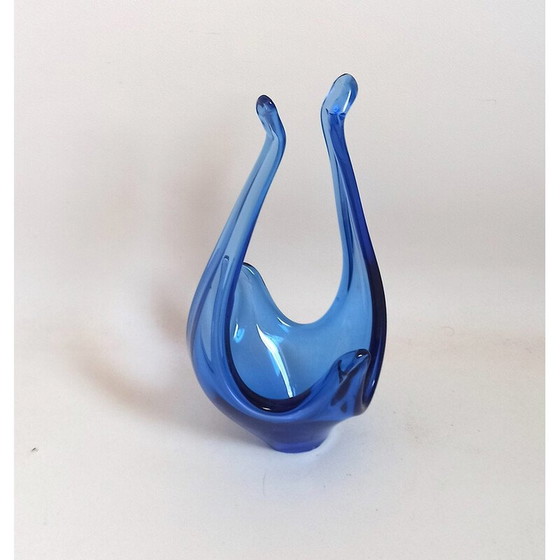 Image 1 of Vintage blue Colbat basket for Viartec, Spain 1970