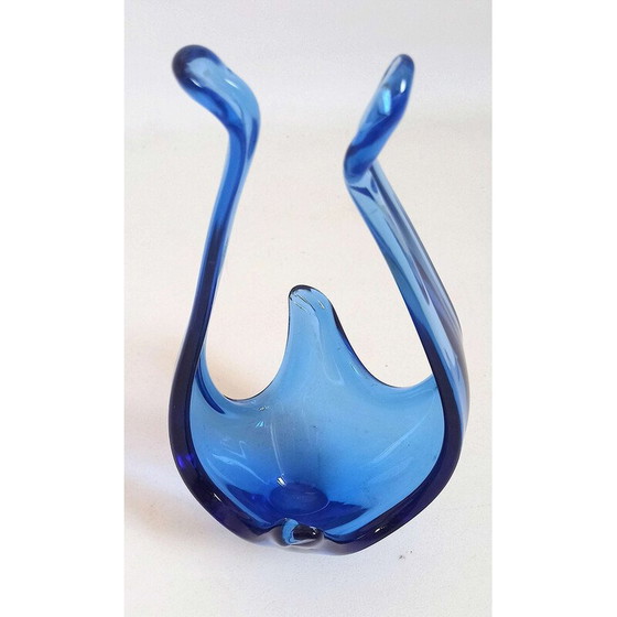 Image 1 of Vintage blue Colbat basket for Viartec, Spain 1970