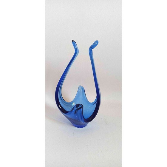 Image 1 of Vintage blue Colbat basket for Viartec, Spain 1970