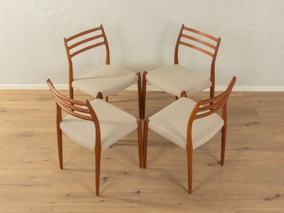 Image 1 of  Années 1960 Chaises de salle à manger, Niels O. Møller, Modèle 78