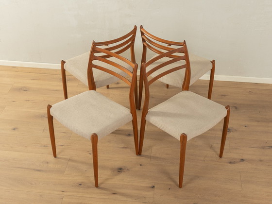 Image 1 of  Années 1960 Chaises de salle à manger, Niels O. Møller, Modèle 78