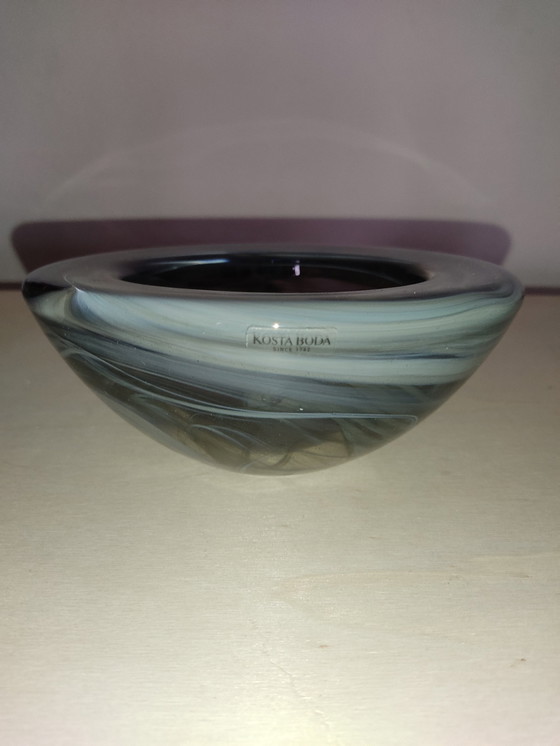 Image 1 of 4x Kosta Boda Atoll Design Anna Ehrner bowl tea light holder