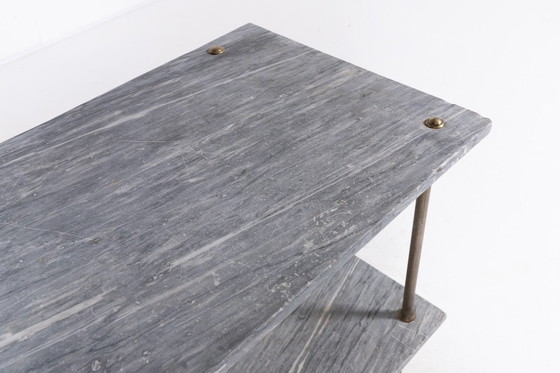 Image 1 of Italian Design Marble Side Table, 1960'S