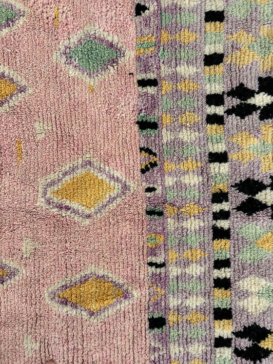 Image 1 of Moroccan Pink Boujad Wool Rug 