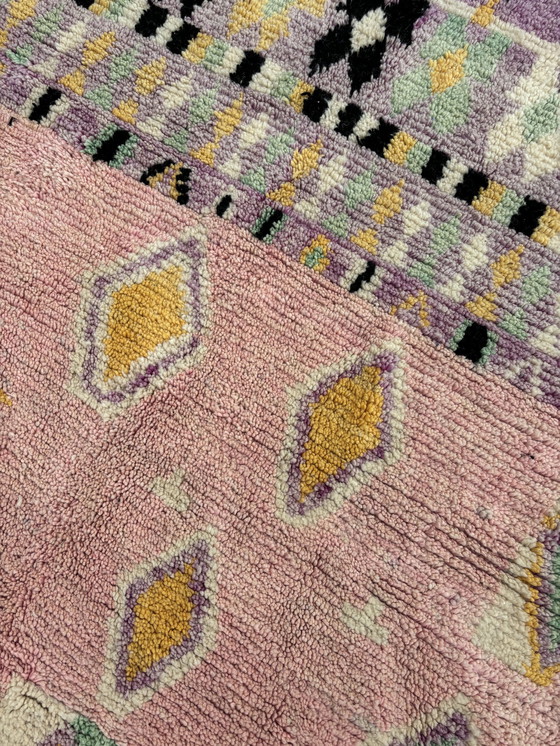 Image 1 of Moroccan Pink Boujad Wool Rug 