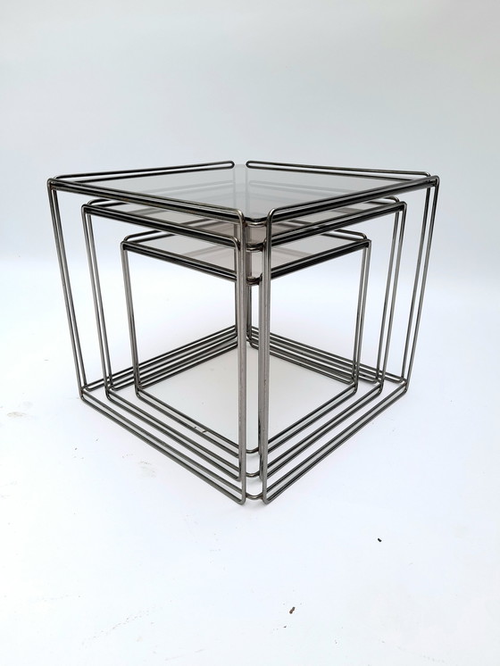 Image 1 of Isosceles nesting tables by Max Sauze