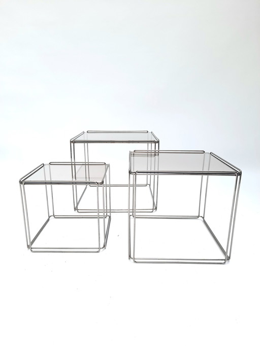 Isosceles nesting tables by Max Sauze