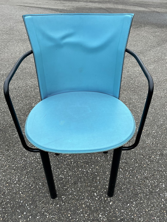 Image 1 of 4 sillas de comedor posmodernas, Enrico Pellizzoni, Italia