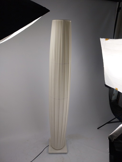 Lampadaire Bohémien Tissu Plissé, Lampadaire Cocoon Japandi