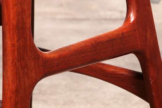 Image 1 of Erik Buch Teak Bar Chairs 1960 Denmark