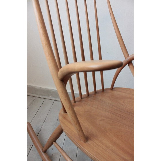 Image 1 of Vintage rocking chair by Illum Wikkelsø for Niels Eilersen, Denmark 1958