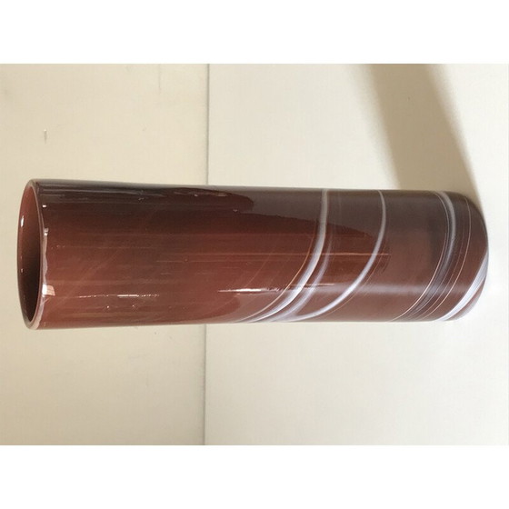 Image 1 of Vaso vintage in pasta di vetro di Maure Veil, 1960